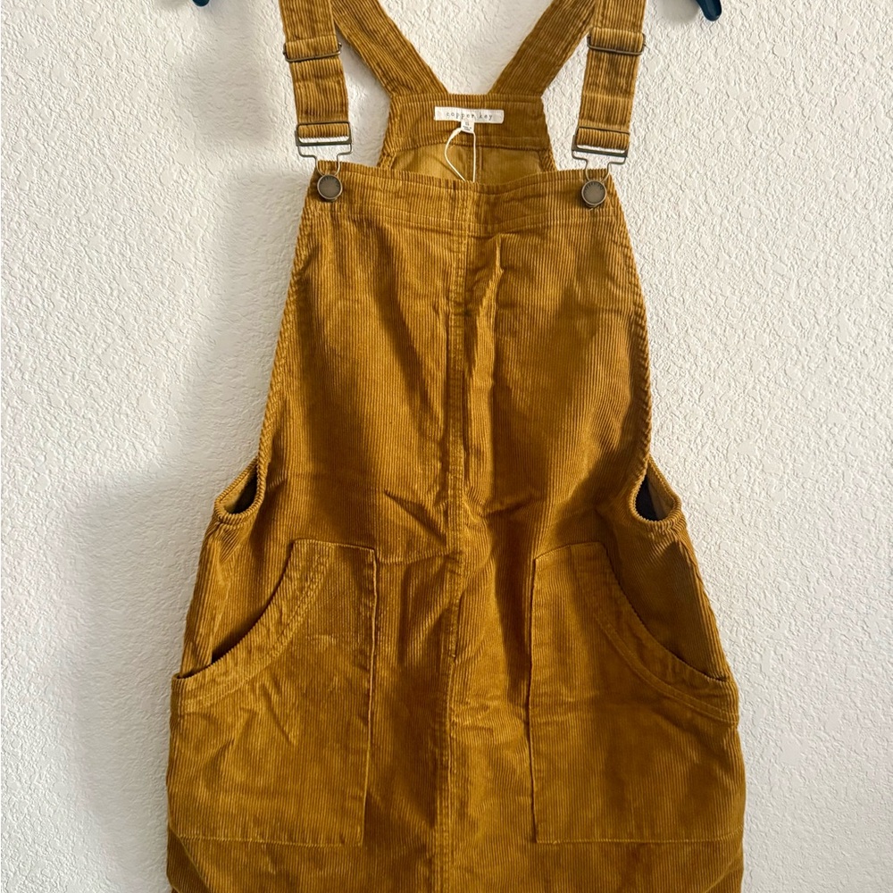 Copper Key Mustard Women Jeans Overalls